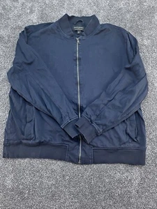 Giacca Bomber Morbida Banana Republic Blu Luxe Touch Performance Taglia XLarge - Foto 1 di 7