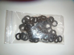 50 BLACK  3/8 STANDARD  SPLIT LOCK WASHER - Picture 1 of 1