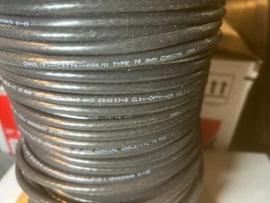INCOMPLETE spool black electrical wire cable - Picture 1 of 8