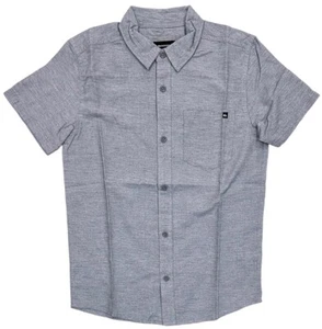 Quiksilver Kids' Boys' Youth Simply This Stretch Short Sleeve Button Up Shirt - Picture 1 of 2