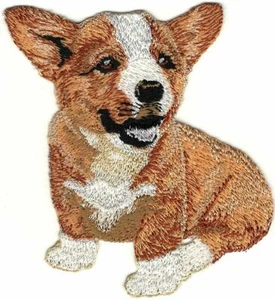 4" Pembroke Welsh Corgi Dog Breed Embroidery Patch - Picture 1 of 1