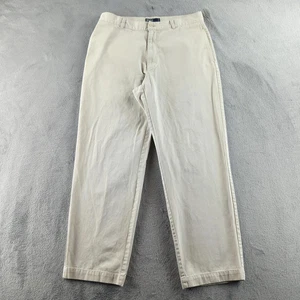 Vintage Polo Ralph Lauren Chino Pants Mens 34x30 White Beige Made Canada 90s Y2K - Bild 1 von 15