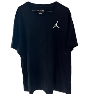 Nike Air Jordan Embroidered Jumpman T-Shirt Mens Sz XXL Black - Picture 1 of 5