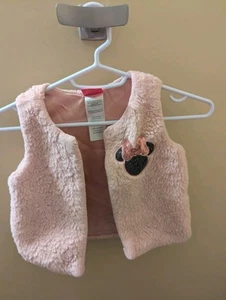Minnie Mouse Fur Pink Vest Size 2t - Picture 1 of 5