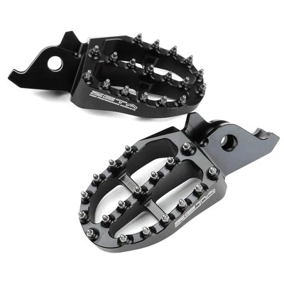 Zeta 57mm Black Alloy Ultrawide Footpegs for KAWASAKI KX250F 2009-2018 - Image 1 of 3