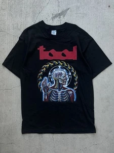 Vintage Tool 2001 Concert Tour Band T-Shirt Flaming Eyes Gildan Tag Size L - Picture 1 of 3