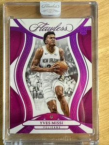 2024/25 Panini Flawless Yves Missi Pink Diamond RC Rookie 2/3 First Off The Line - Picture 1 of 2