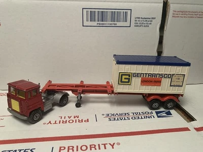 Matchbox Super Kings Scammell Tractor & K-17 Trailer with Gentransco Container - Image 1 of 4