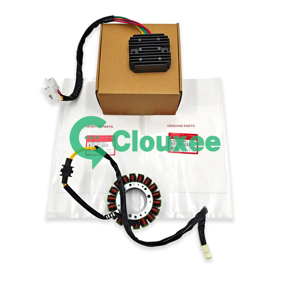 New Regulator Magneto Stator Kit For 95-2007 Honda VT1100 C2 C3 Shadow ACE Aero Foto 1 de 4