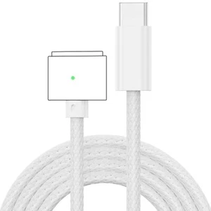 140W USB C to Magnetic 3 Charging Cable Cord Compatible with MacBook Air (M2,... - Photo 1 sur 6