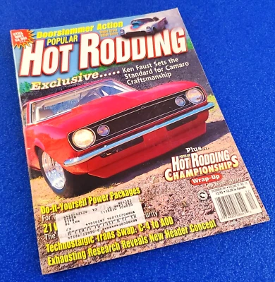 POPULAR HOT RODDING: KEN FAUST SETS THE STANDARD FOR CAMARO CRAFTSMANSHIP DEC 97 - Image 1 of 4