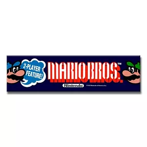 Mario Bros. 2 Spieler Premium Arcade Marquee für Restaurierung hintergrundbeleuchtetes Schild - Bild 1 von 1