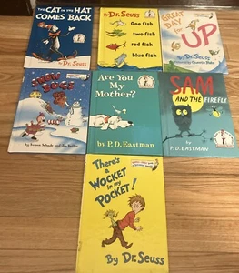 Lot of 7 Dr. Seuss Beginner Books / Bright & Early Children’s Hardcover Books - Picture 1 of 8
