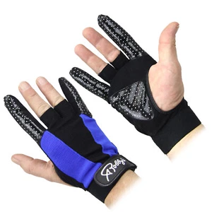 Bowlingball Handschuh Robbys Intimidator Glove Handgelenkstütze schwarz blau - Bild 1 von 30