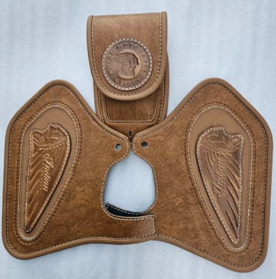 INDIAN CHIEF Vintage set of  heat shield &tank BIB ROADMASTER 14-24 AJ_BAGGERS - Image 1 of 4