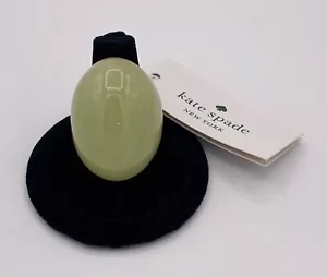 Kate Spade New York Mood Statement Resin Gold-plated Ring Rose Quartz Size 6 NWT - Picture 1 of 4