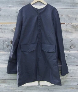 Revolutionary War Civilian Militia Blue Wool Frock Coat Pleated 54 - Picture 1 of 2