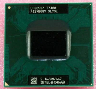 Intel Core 2 Duo T7400 2.16GHz Dual-Core  (LE80537GF0484M) CPU Processor - Image 1 of 4