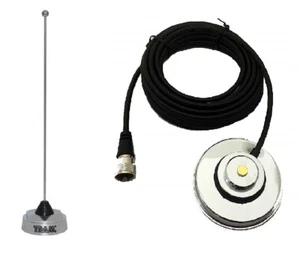 Antenna UHF 410-490 MHz Magnet Mount PL259 for Mobile Radio Icom Kenwood Vertex - Picture 1 of 3