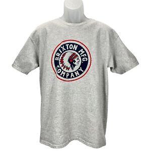 Brixton | Men’s Large | Rival Stamp Short Sleeve Graphic Heather Gray T-Shirt