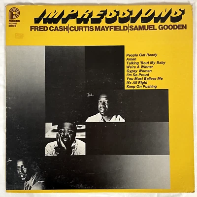 THE IMPRESSIONS Impression Vinyl LP 1978 Compilation Curtis Mayfield VG+ - Image 1 of 4