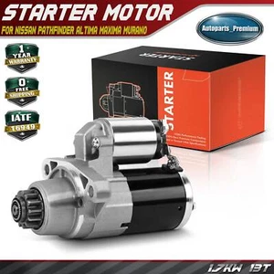 Starter for Nissan Altima Pathfinder Murano INFINITI QX60 3.5L 1.7kW 12V CCW 13T - Picture 1 of 8