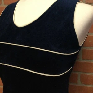 Vintage Cal Sport womens tank top size S Sleeveless blue - Picture 1 of 9