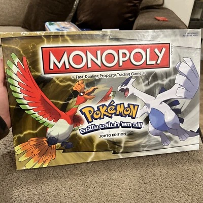 Monopoly Pokemon Johto Edition  Board Game New Open Box - Image 1 of 4