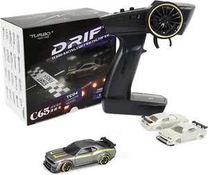Turbo Racing 1:76 RC Drift Car, 2.4GHz Mini Modelo con Giroscopio, RTR para Adultos (C65 - Imagen 1 de 5