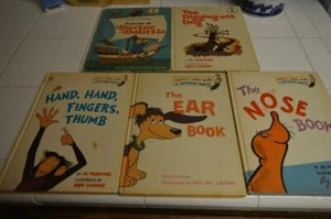 5 BOOKS BY AL PERKINS DOCTOR DOLITTLE, THE DIGGING-EST DOG, THE NOSE, THE EAR - Picture 1 of 12