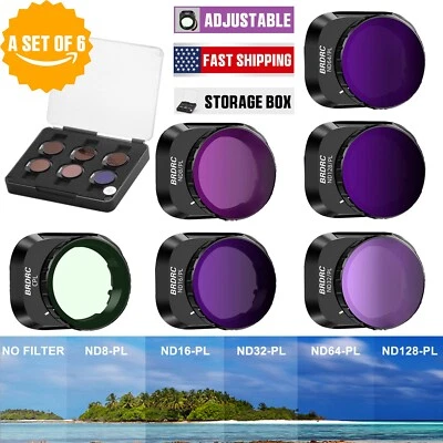 Gimbal Camera Lens Adjustable Filters CPL ND8/16/32/64/128 PL For DJI Mini 4 Pro - Image 1 of 4