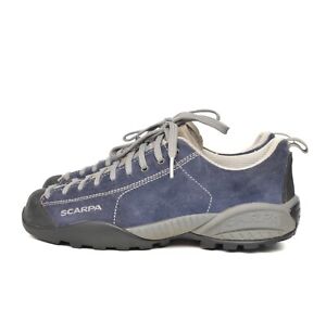 Scarpa Mojito Blue Suede Hiking Boots Shoes Womens sz EU 38 / UK 5 / US 7