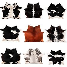 COWHIDE SKINS COW HIDE SOFT AREA RUGS HAIR ON LEATHER RUGS ANIMAL PRINTS CARPETS