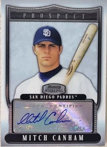 Mitch Canham 2007 Bowman Sterling Prospect Auto San Diego Padres #BSP-MCA - Picture 1 of 7