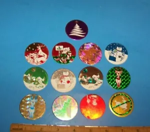 Pogs Navidad Vacaciones (13) ¡Completa tu colección hoy! Pogs vintage - Imagen 1 de 2