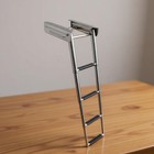Telescoping Boat Ladder Foldable Folding Boarding Ladder Sturdy Duty