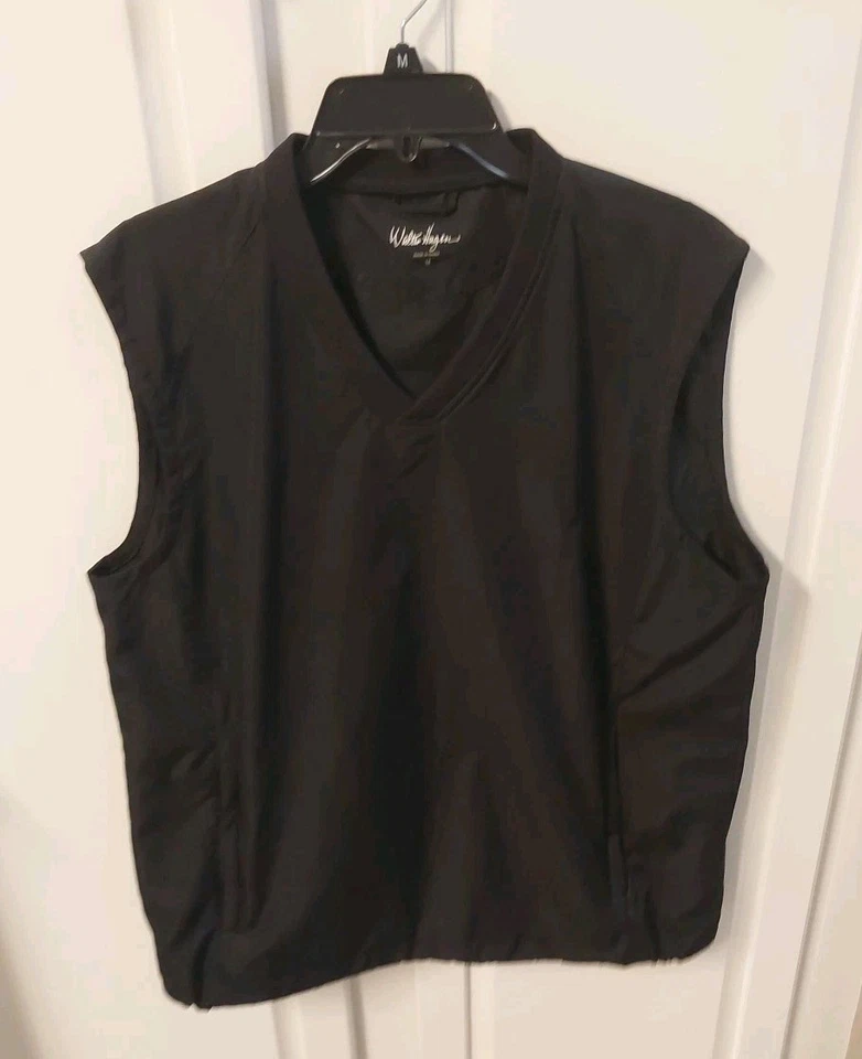 Chaleco Pullover Walter Hagen Negro Golf Cuello en V Para Hombre Talla Mediana  Foto 1 de 4