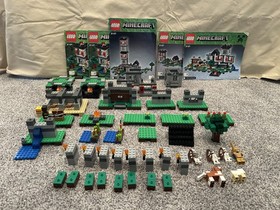 LEGO Minecraft: The Fortress 21127 Used Complete set! and manuals
