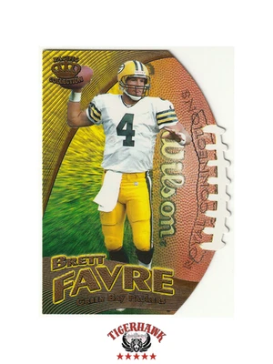 1997 Pacific Dynagon Royal Connections BRETT FAVRE #7A Die-Cut Insert Foto 1 de 4