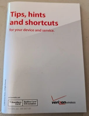 Manual de puntas, sugerencias y atajos para teléfono inteligente Blackberry Curve Foto 1 de 4