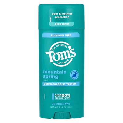 Desodorante sin aluminio, Mountain Spring, 3,25 oz (92 g) Foto 1 de 2