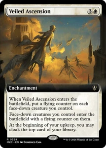 Arte extendido Ascensión velada Magic The Gathering - Asesinatos en Karlov Manor Commander #329 - Imagen 1 de 1