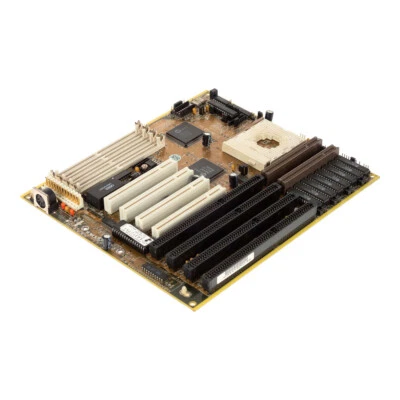 Motherboard Baby-AT GIGABYTE GA486IM REV.2 SOCKET 3 FPM DRAM PCI ISA VLB - Image 1 of 3