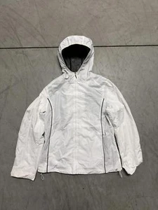 Athletic Works Lightweight White Hooded Jacket - Picture 1 of 6