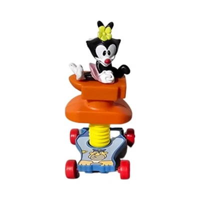 De colección Animaniacs Dot Squishes Ralph T Guardia Yunque Pop Up Coche Rodante Juguete 1994 Foto 1 de 4