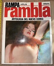 RAMPA RAMBLA GRAPHIC NOVEL UNDERGROUND COMIC SPANISH LANGUAGE ADULT RARE