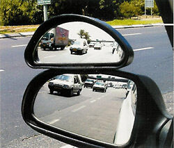 2x Adjustable Wide Angle Blind Spot Mirror For Car Van Towing Caravan Reversing • 11.02€