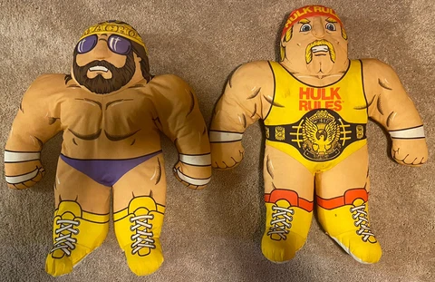 1990 WWF Wrestling Buddies Tonka Macho Man Macho King Randy Savage Hulk Hogan Cover