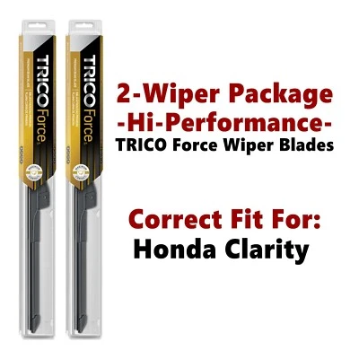 Limpiaparabrisas de alto rendimiento de 2 unidades para Honda Clarity 2017+ - 25260x2 Foto 1 de 4