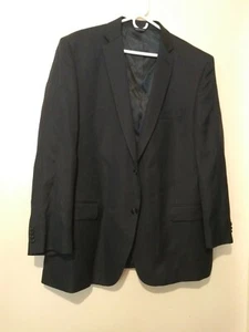 Marc Anthony Men's Size 48R 2 Button Sport Coat Blazer Jacket polyester Blend - Picture 1 of 6